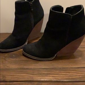Very Volatile Black Bootie